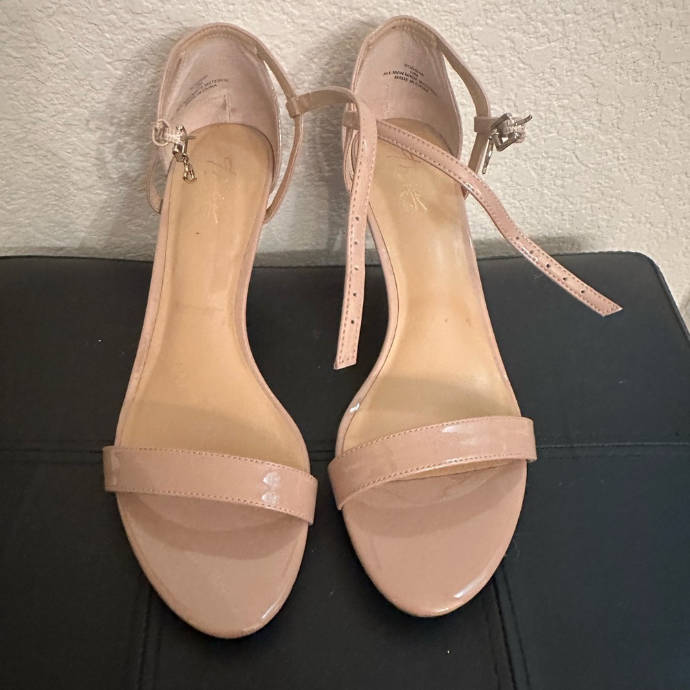 Thalia Sodi Blush Strappy Sandals